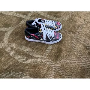 Guess shoes with fun designs.